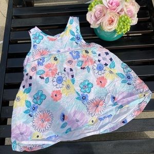 Gymboree floral patterned top.  size 7